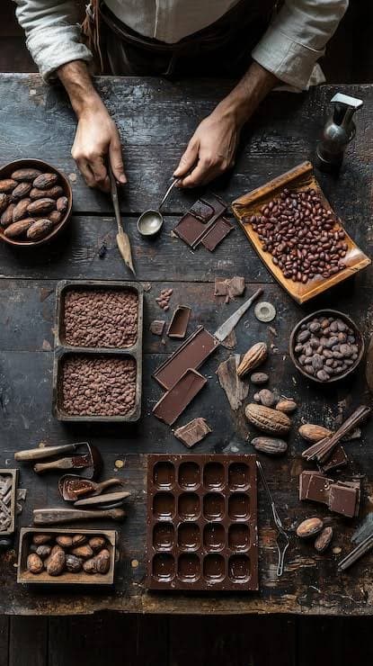 From bean to bar, in our own kitchen.